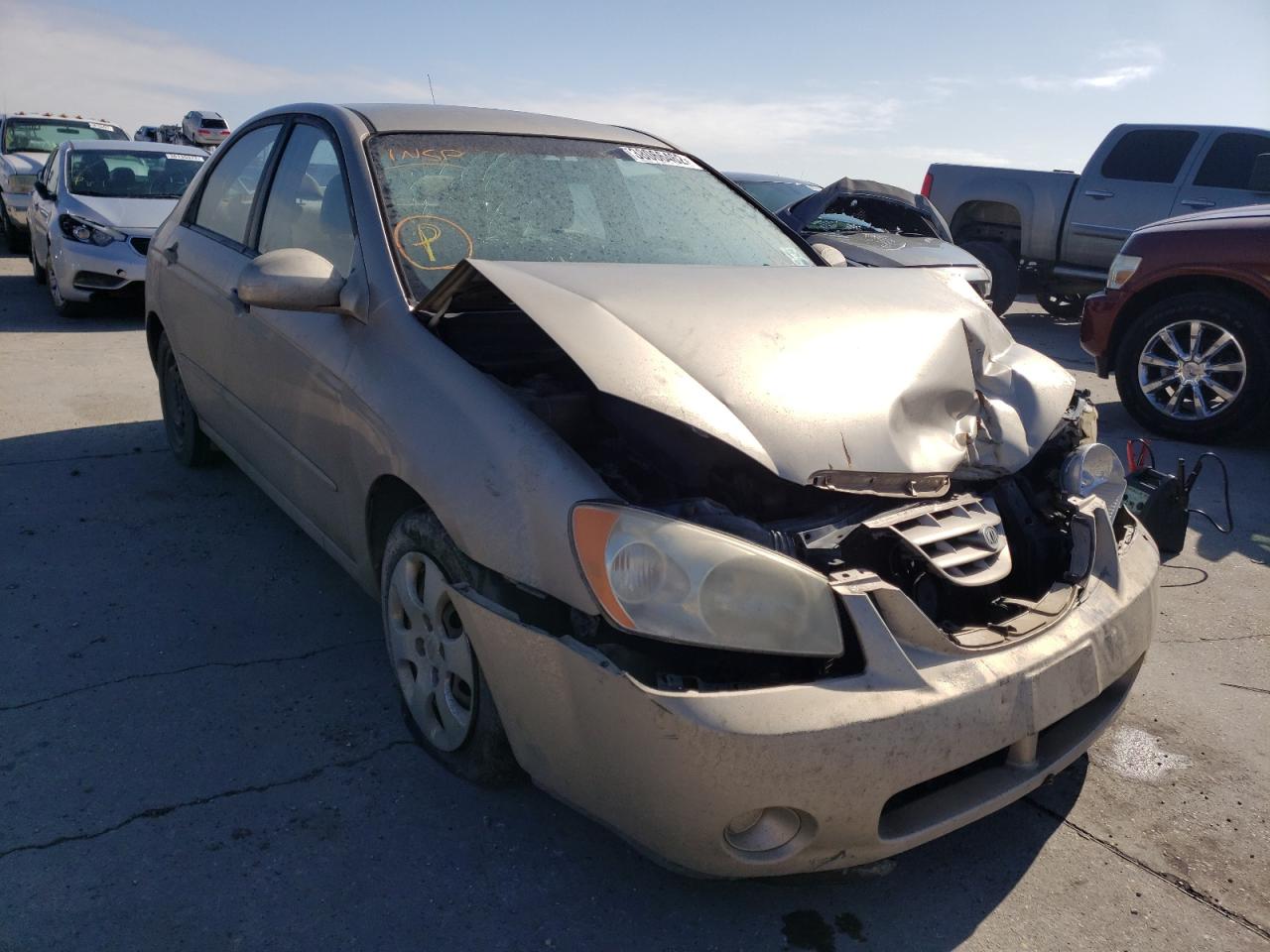 KIA SPECTRA LX 2006 with VIN KNAFE121765266079 - Photo from auction