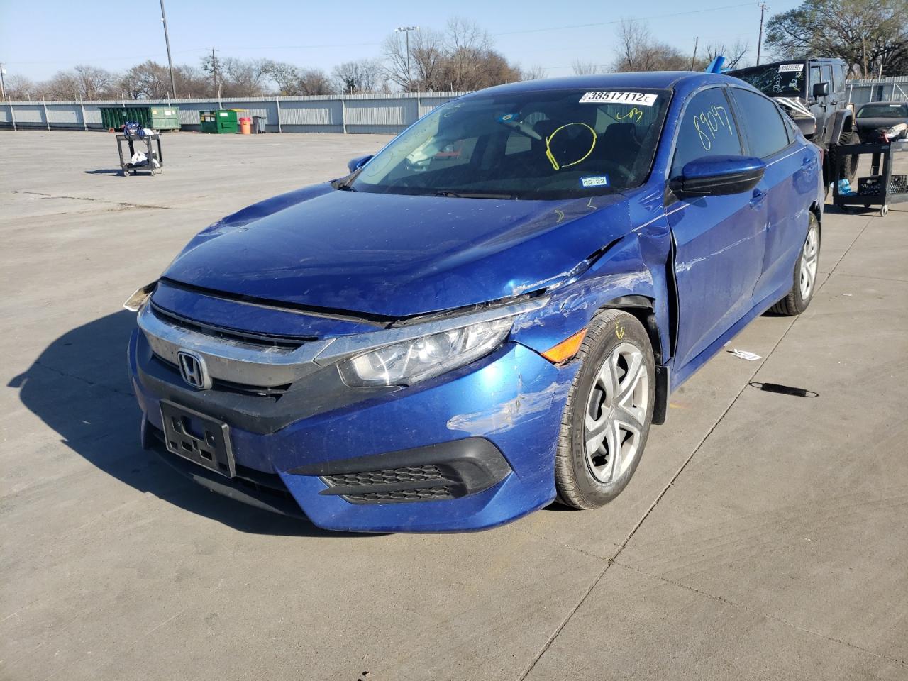 Photo 2 from auction – 2018 HONDA CIVIC LX with VIN 2HGFC2F58JH561805