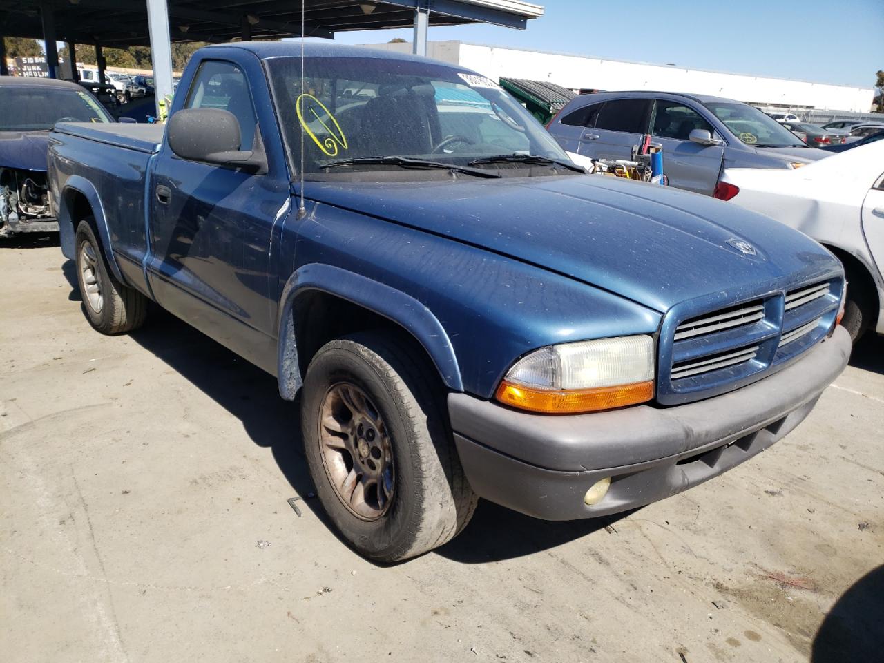 DODGE DAKOTA SXT 2003 with VIN 1D7FL16X63S172298 - Photo from auction
