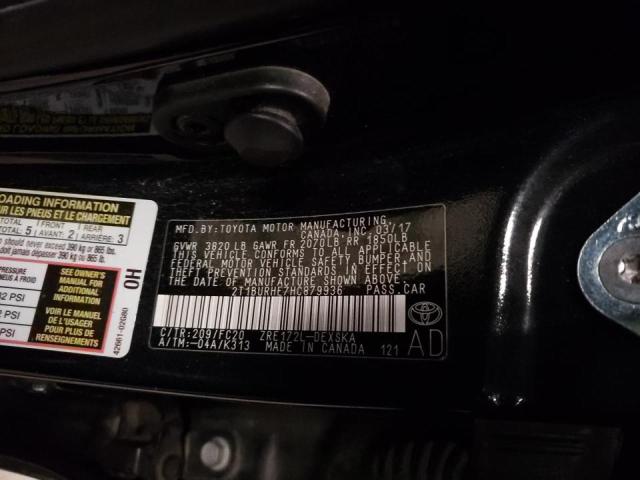 Photo 10 from auction – 2017 TOYOTA COROLLA L with VIN 2T1BURHE7HC879936