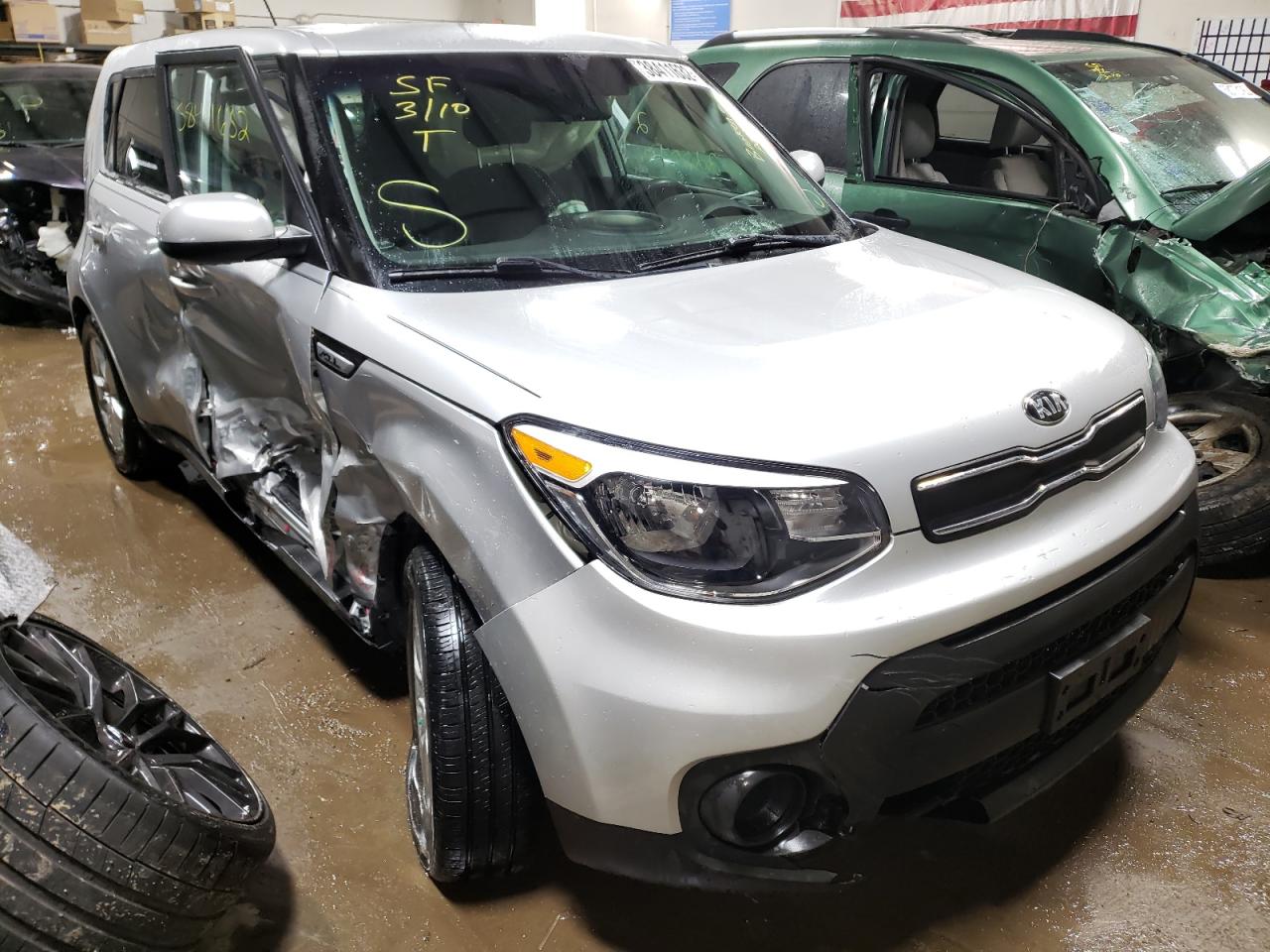 KIA SOUL 2018 with VIN KNDJN2A26J7565184 - Photo from auction