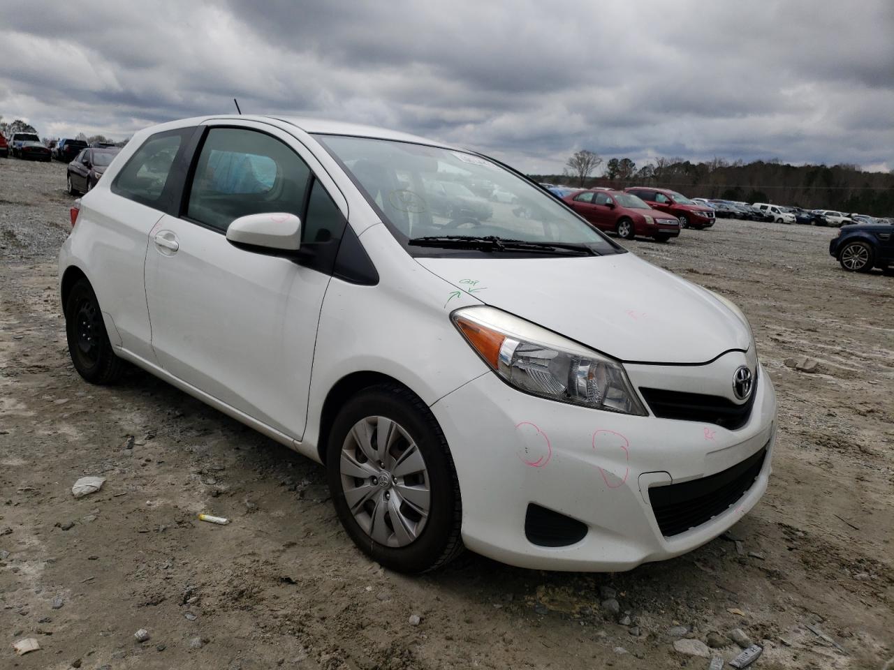 TOYOTA YARIS 2012 with VIN JTDJTUD34CD501591 - Photo from auction