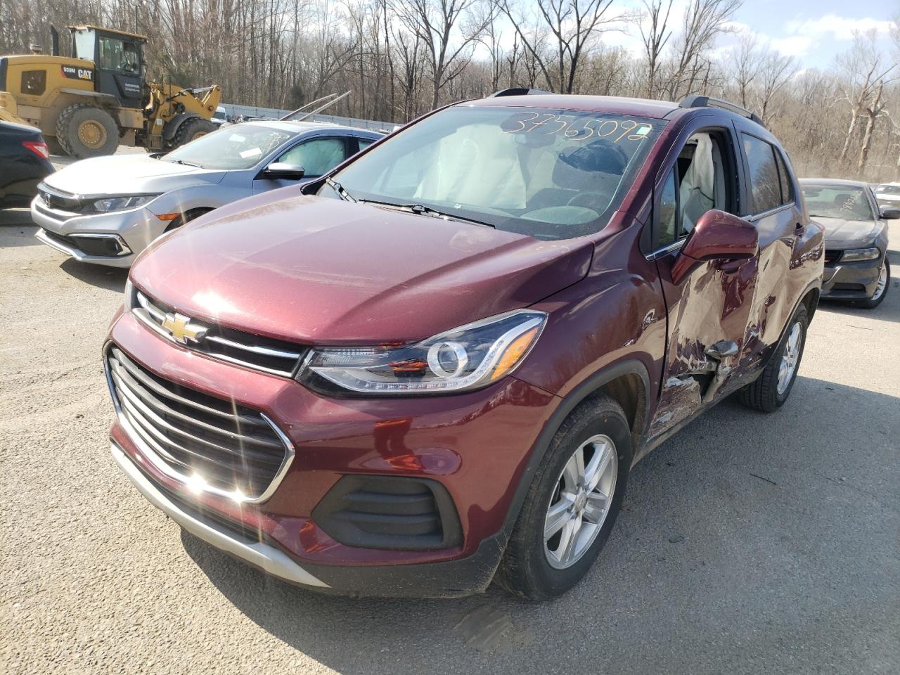 Photo 2 from auction – 2017 CHEVROLET TRAX 1LT with VIN 3GNCJLSB6HL222784