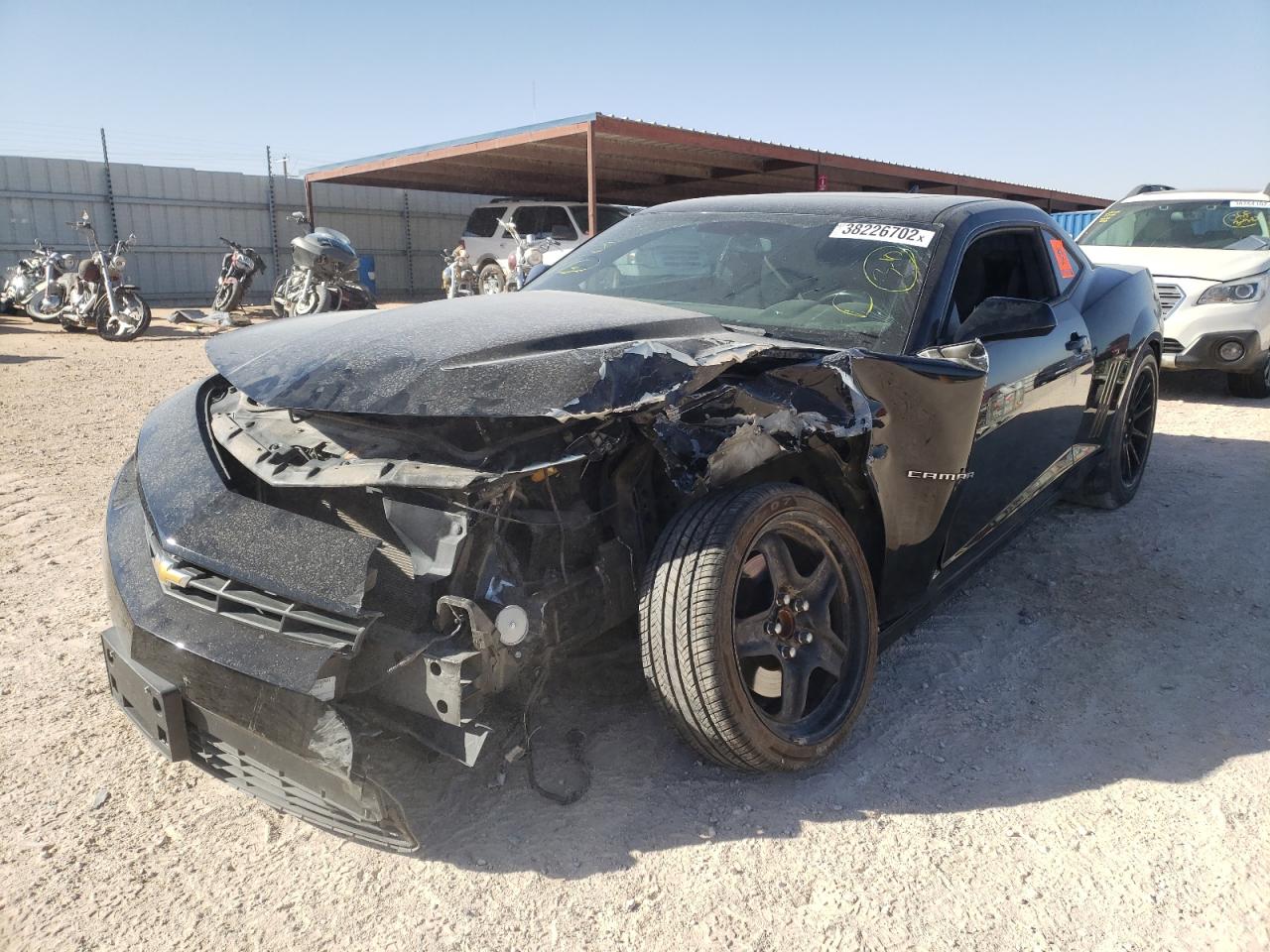 Photo 2 from auction – 2015 CHEVROLET CAMARO LT with VIN 2G1FD1E36F9107410
