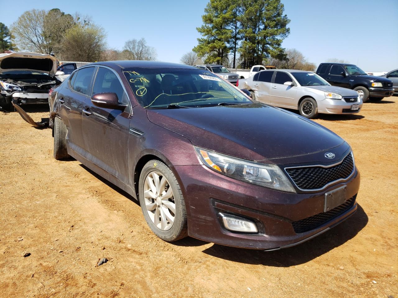 KIA OPTIMA LX 2015 with VIN 5XXGM4A79FG451814 - Photo from auction