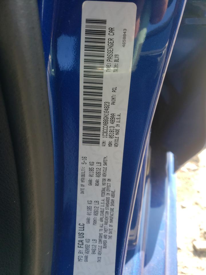 Photo 10 from auction – 2016 CHRYSLER 200 LIMITE with VIN 1C3CCCAB8GN184823