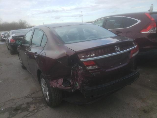 Photo 3 from auction – 2014 HONDA CIVIC LX with VIN 19XFB2F54EE213907