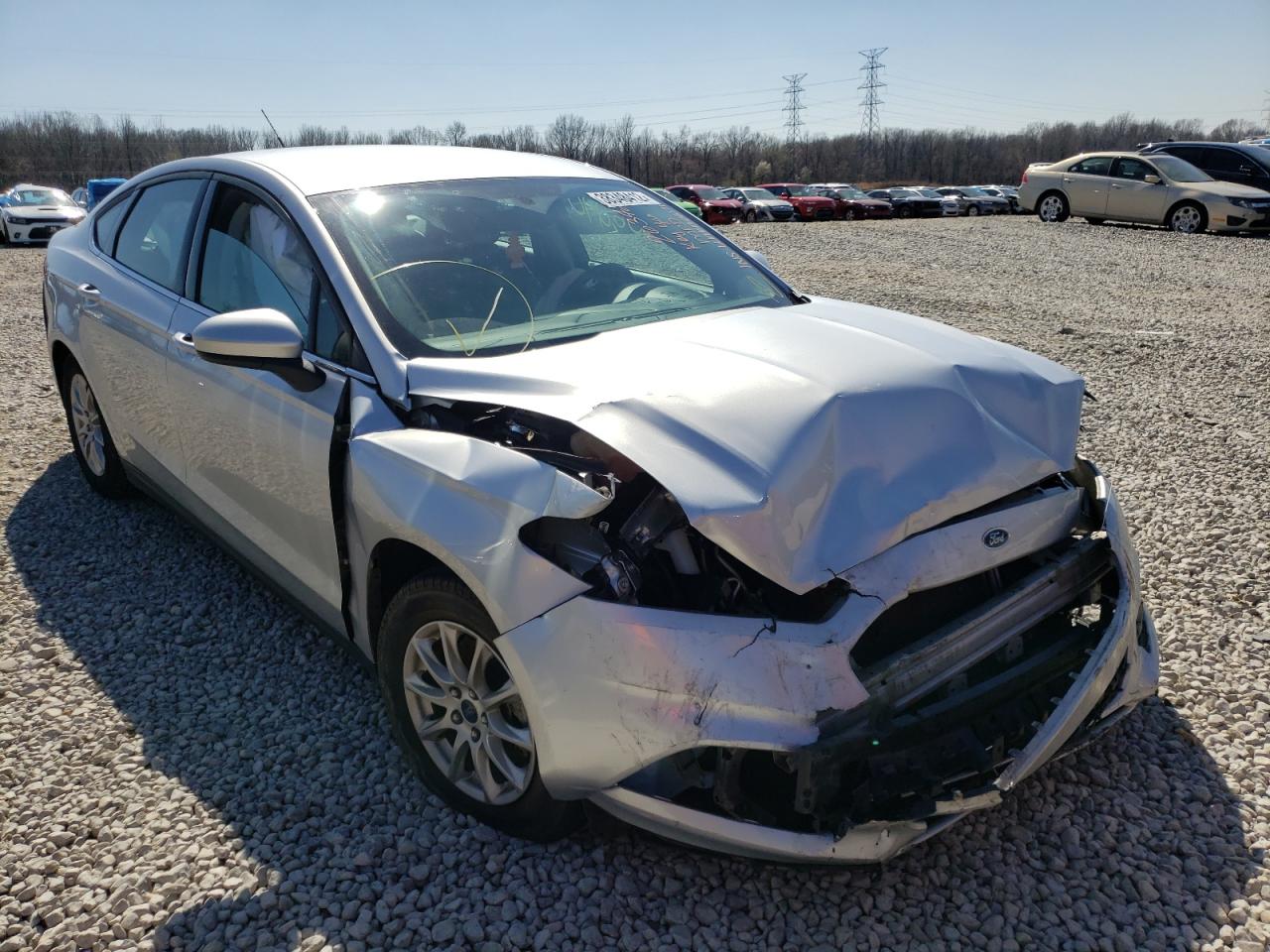 FORD FUSION S 2016 with VIN 3FA6P0G72GR227313 - Photo from auction