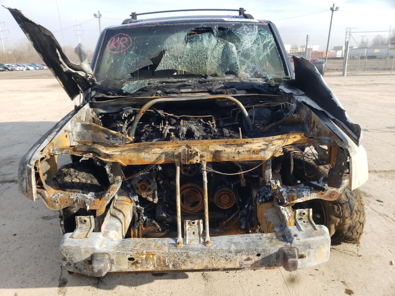 Photo 9 from auction – 2006 JEEP COMMANDER with VIN 1J8HG58216C200208