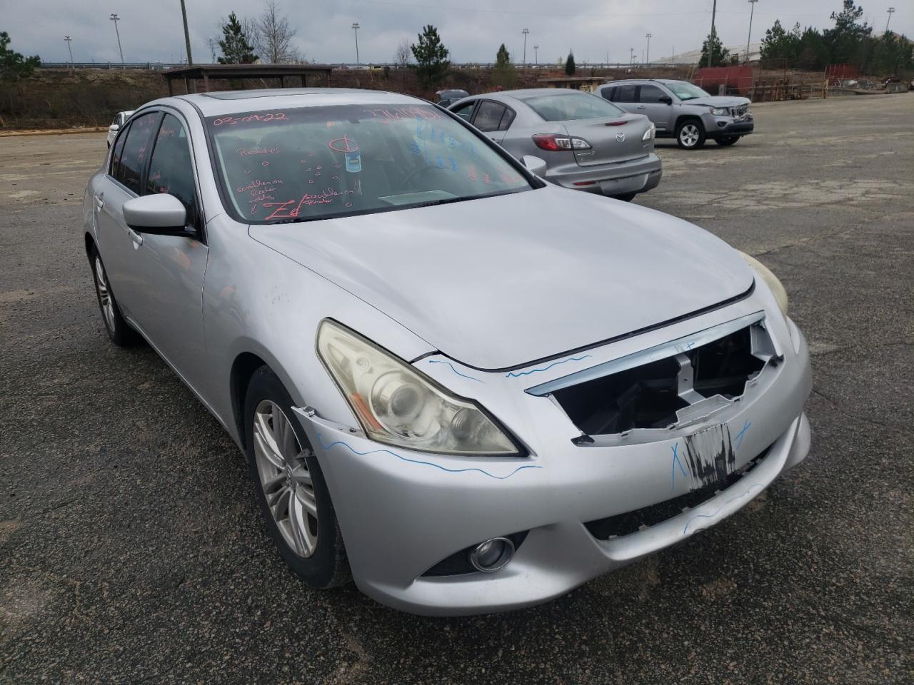 Photo 1 from auction – 2011 INFINITI G37 BASE with VIN JN1CV6APXBM500792
