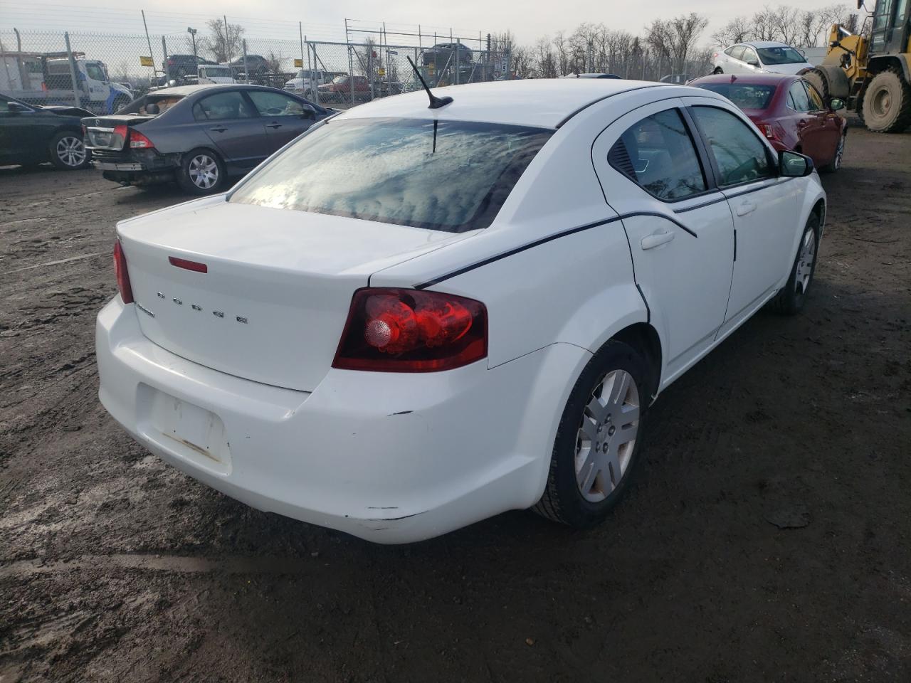 Photo 4 from auction – 2013 DODGE AVENGER SE with VIN 1C3CDZAB7DN753480