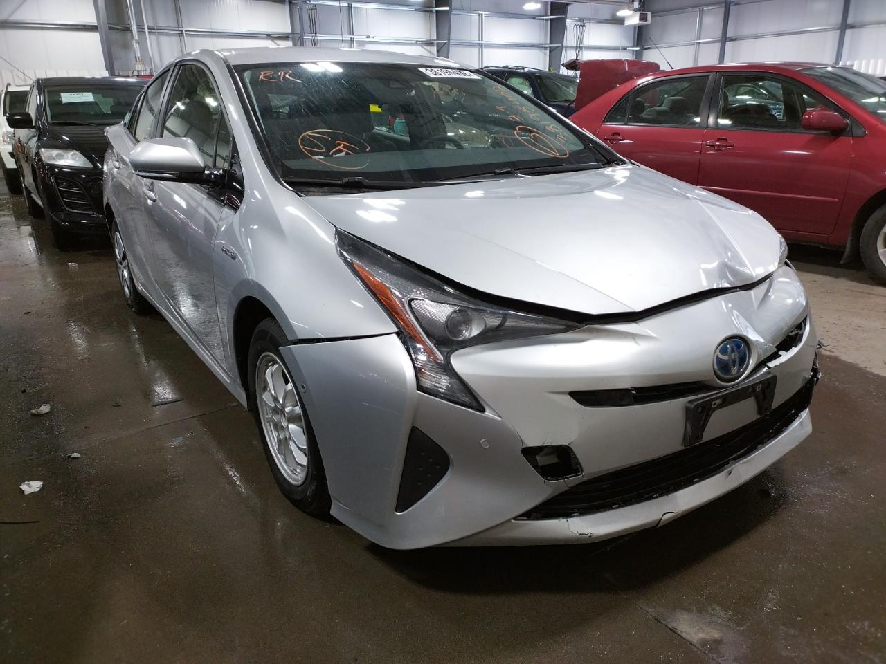 TOYOTA PRIUS 2018 with VIN JTDKBRFU9J3058352 - Photo from auction