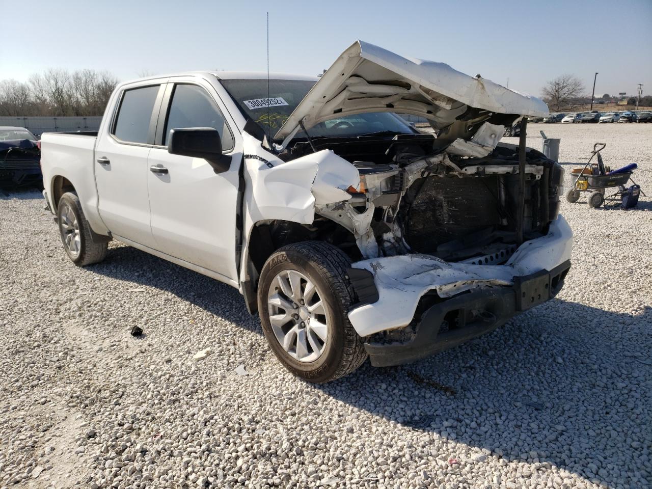 CHEVROLET SILVERADO 2020 with VIN 3GCPWBEH8LG355649 - Photo from auction