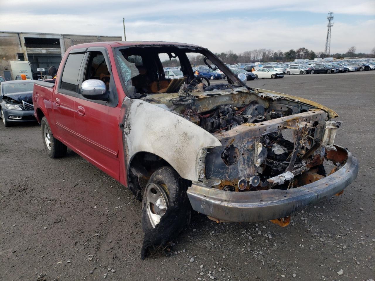 FORD F150 SUPER 2002 with VIN 1FTRW076X2KC89606 - Photo from auction