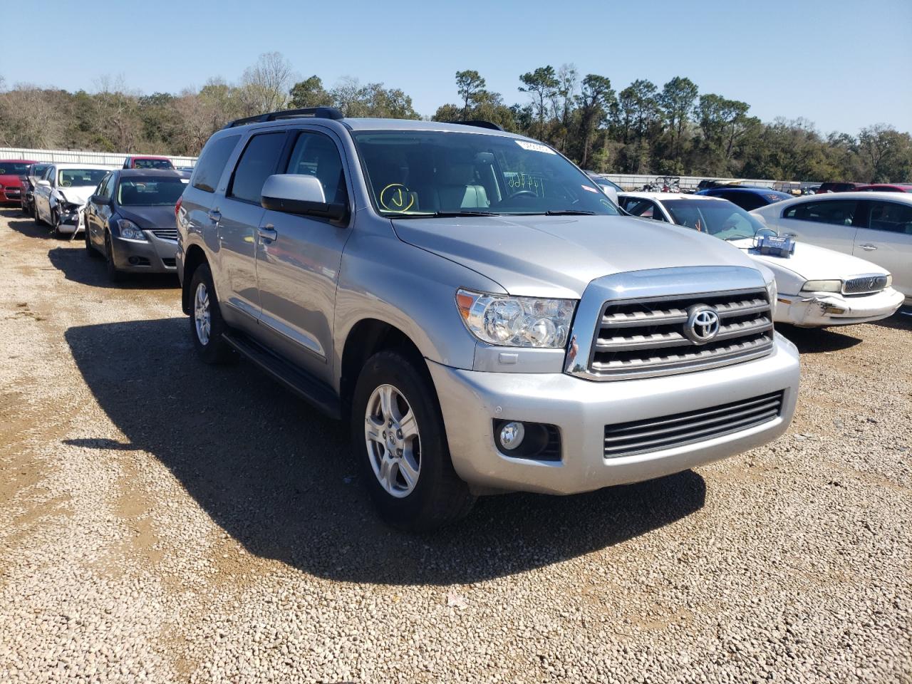 TOYOTA SEQUOIA SR 2016 with VIN 5TDZY5G18GS064581 - Photo from auction
