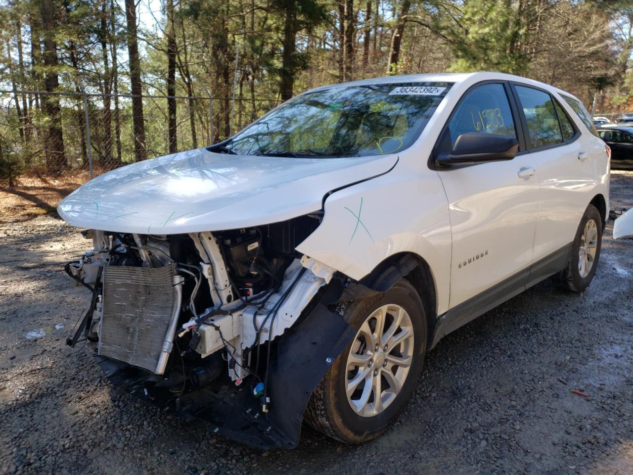 Photo 2 from auction – 2020 CHEVROLET EQUINOX with VIN 2GNAXFEV7L6200285