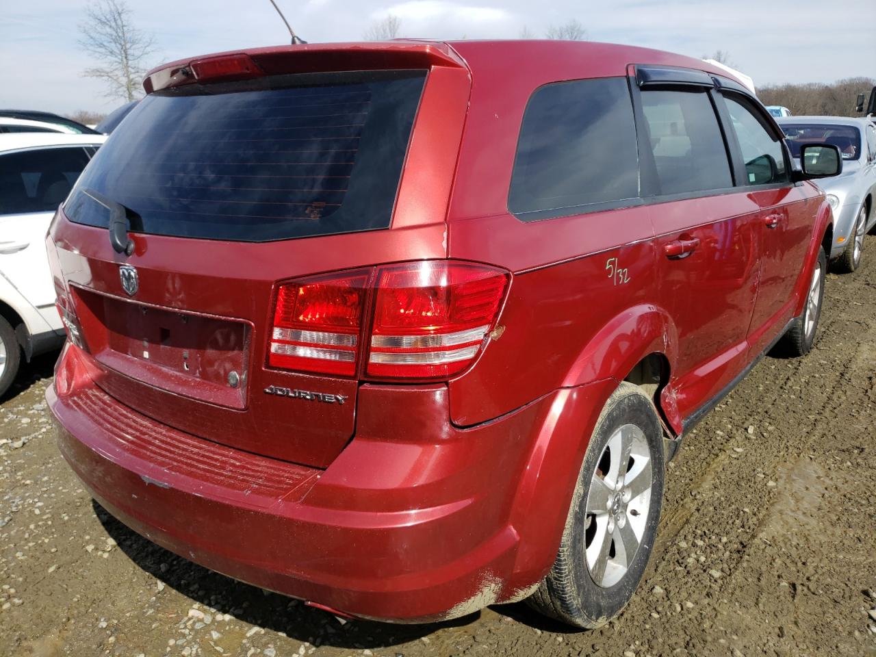 Photo 4 from auction – 2009 DODGE JOURNEY SE with VIN 3D4GG47B09T545482