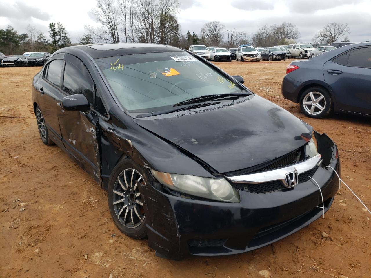 HONDA CIVIC EX 2009 with VIN 2HGFA16889H355955 - Photo from auction
