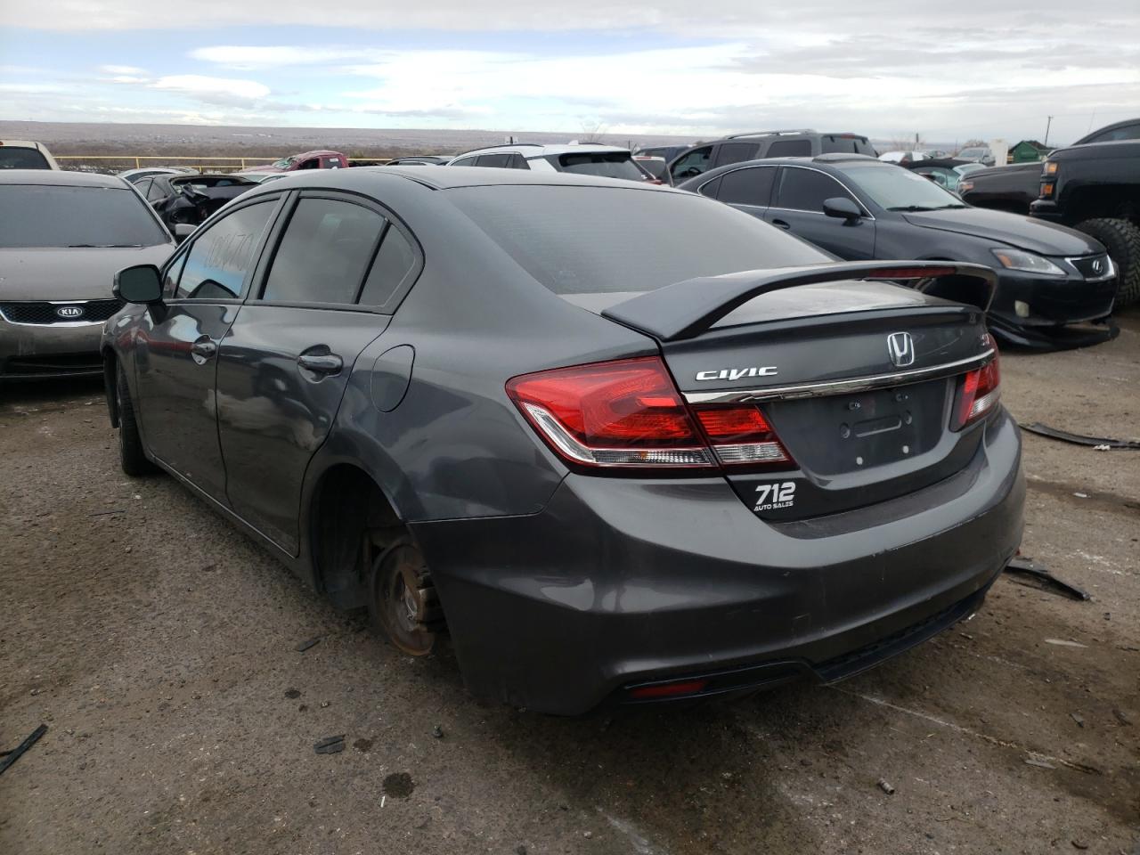 Photo 3 from auction – 2013 HONDA CIVIC SI with VIN 2HGFB6E58DH707944