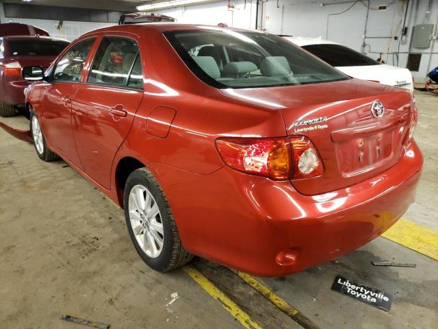 Photo 3 from auction – 2009 TOYOTA COROLLA BA with VIN JTDBL40E79J045351
