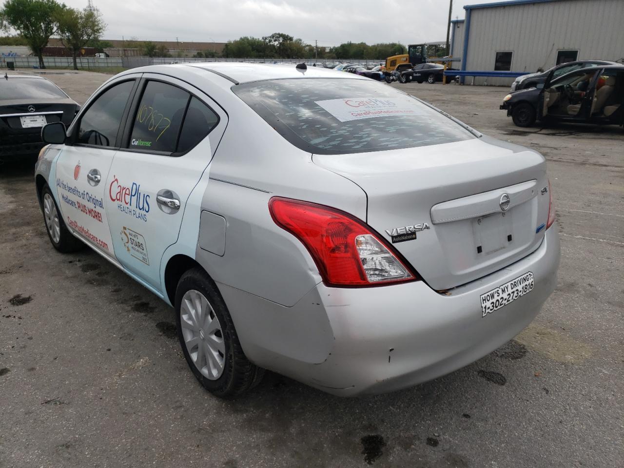 Photo 3 from auction – 2012 NISSAN VERSA S with VIN 3N1CN7AP8CL821070