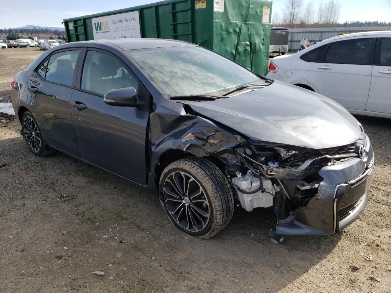 TOYOTA COROLLA L 2015 with VIN 2T1BURHE8FC408343 - Photo from auction