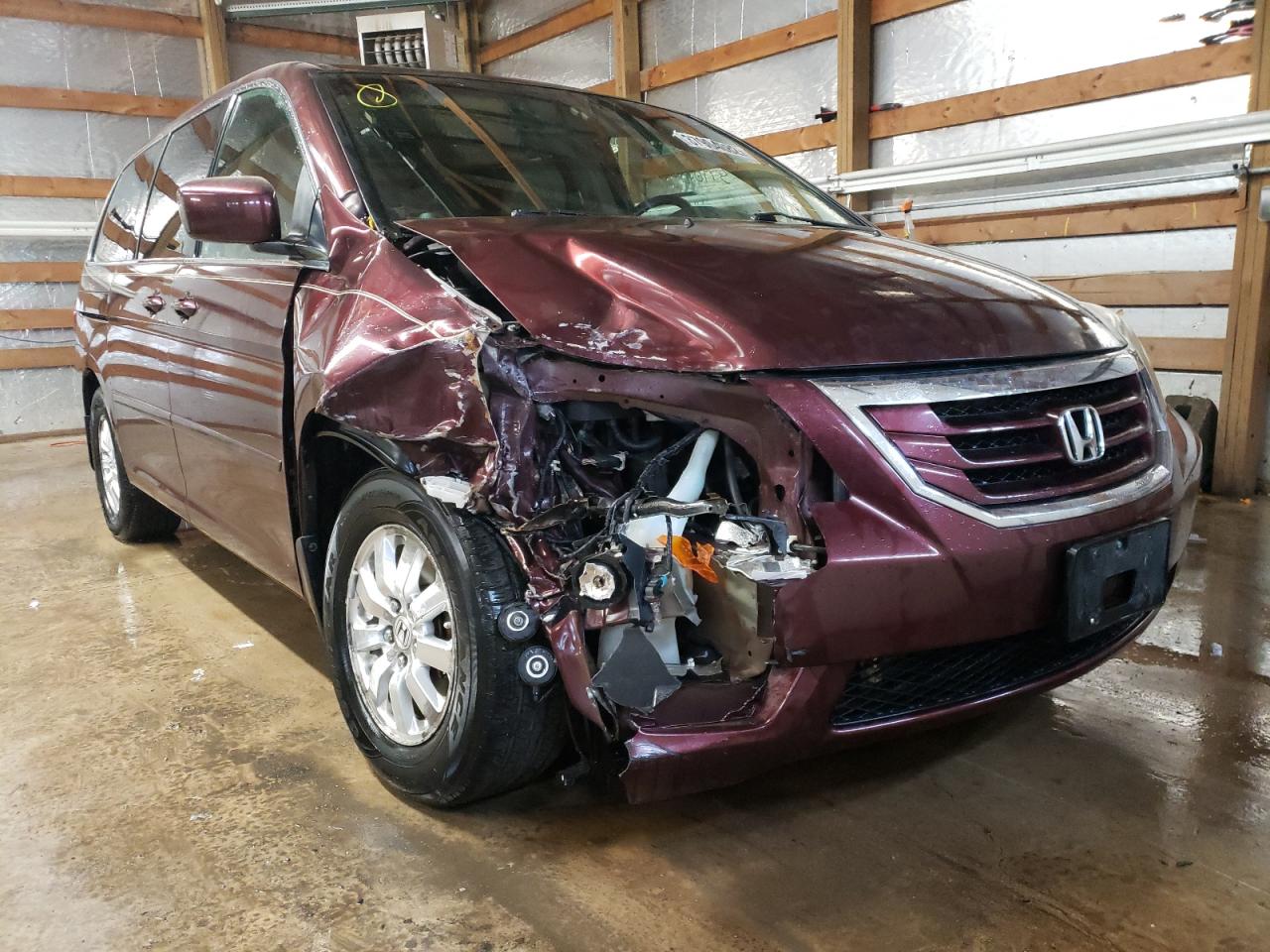 HONDA ODYSSEY EX 2009 with VIN 5FNRL38669B019871 - Photo from auction