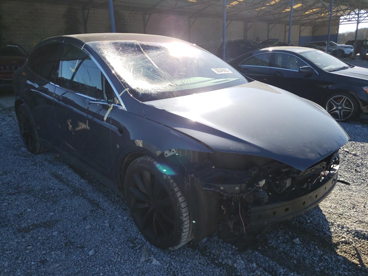 TESLA MODEL X 2017 with VIN 5YJXCBE25HF065788 - Photo from auction