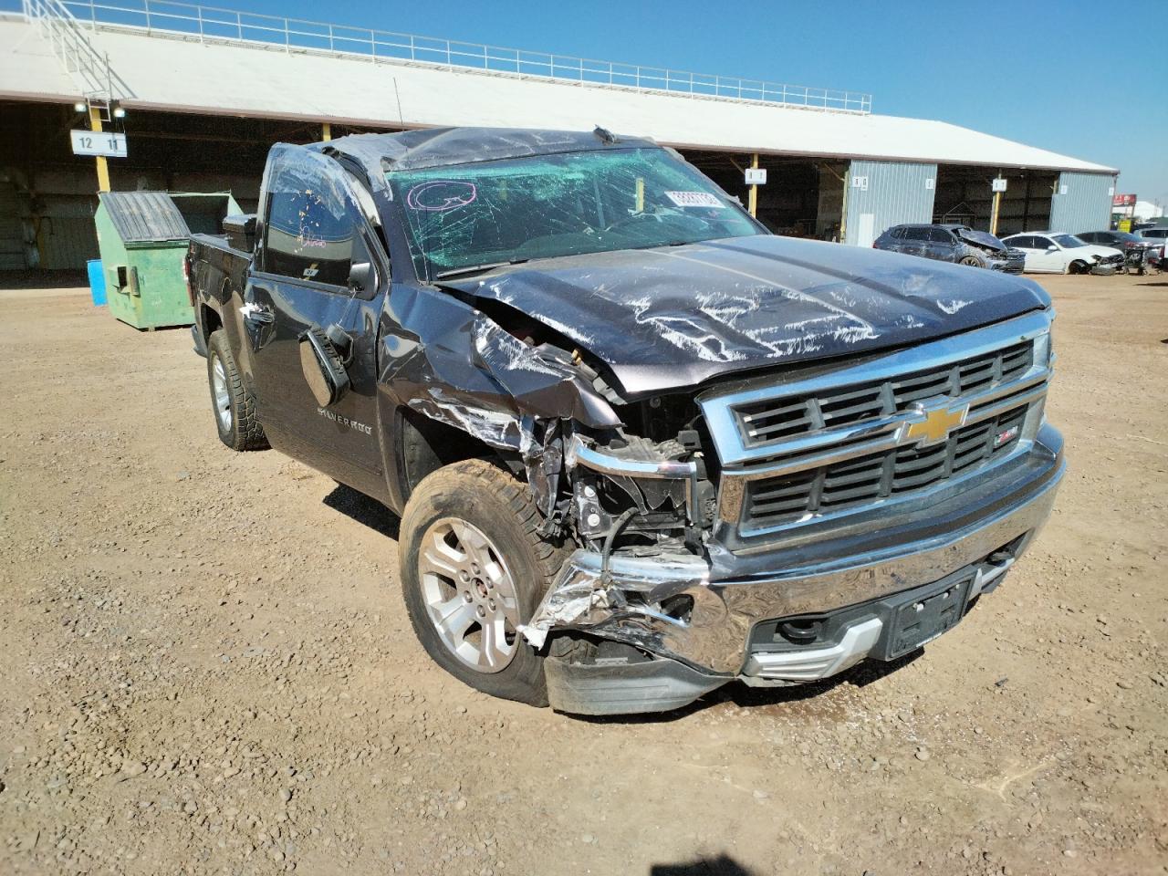CHEVROLET SILVERADO 2015 with VIN 1GCVKREC0FZ157698 - Photo from auction