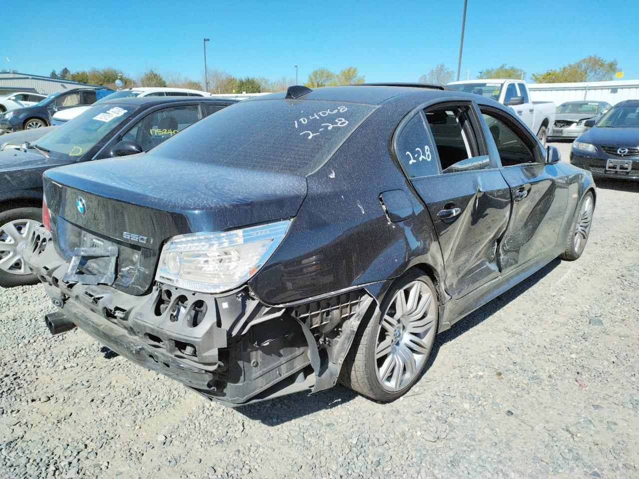 Photo 4 from auction – 2008 BMW 550 I with VIN WBANW53548CT48366
