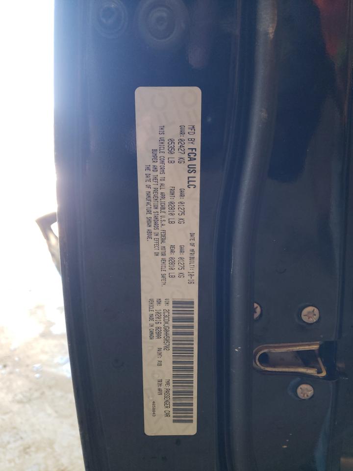 Photo 10 from auction – 2017 DODGE CHARGER SX with VIN 2C3CDXJG0HH505702