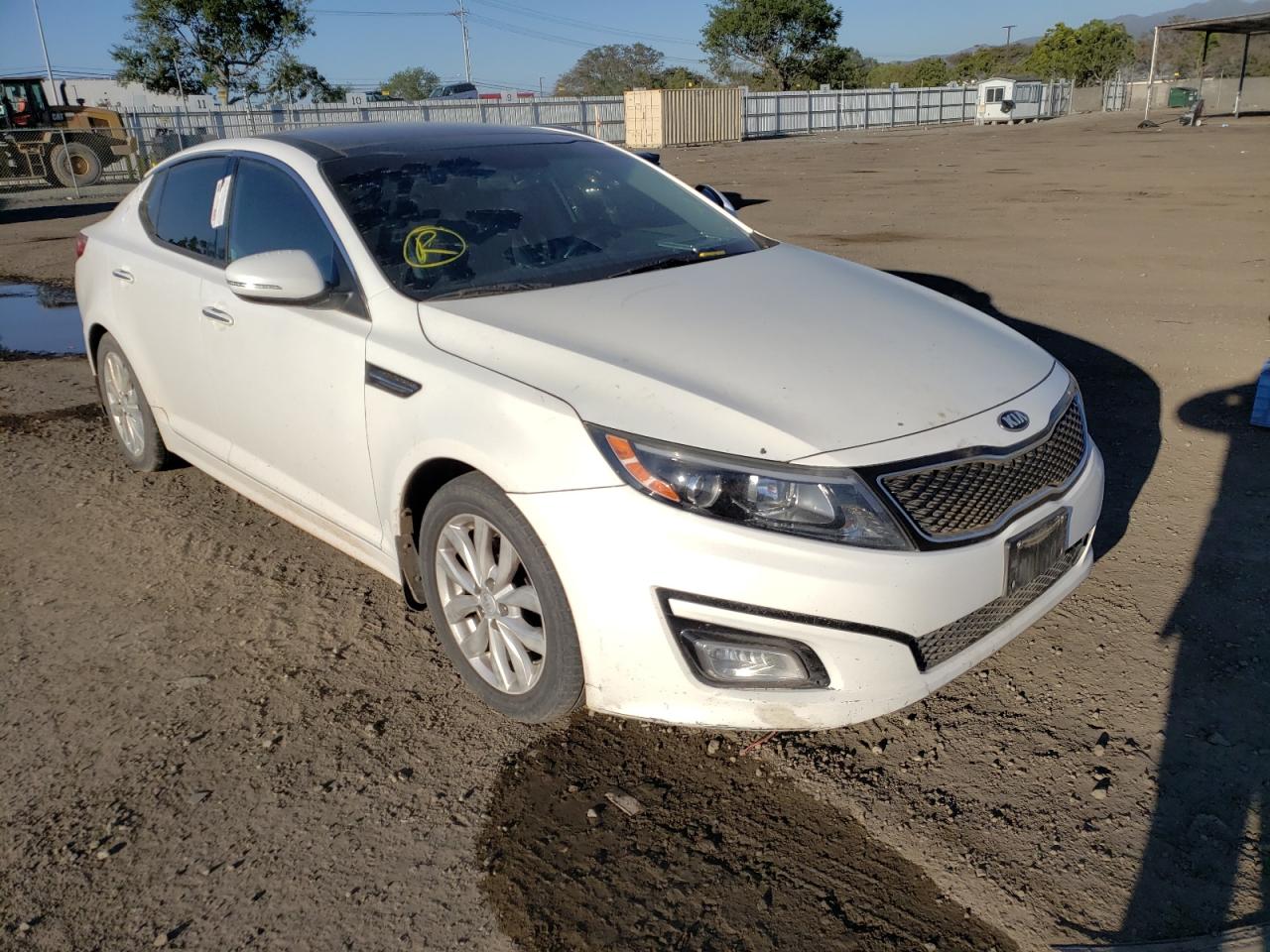 KIA OPTIMA EX 2015 with VIN 5XXGN4A73FG513768 - Photo from auction