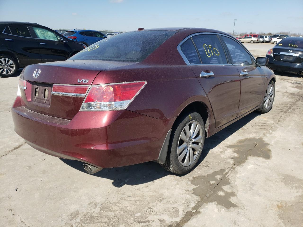 Photo 4 from auction – 2012 HONDA ACCORD EXL with VIN 1HGCP3F89CA025020