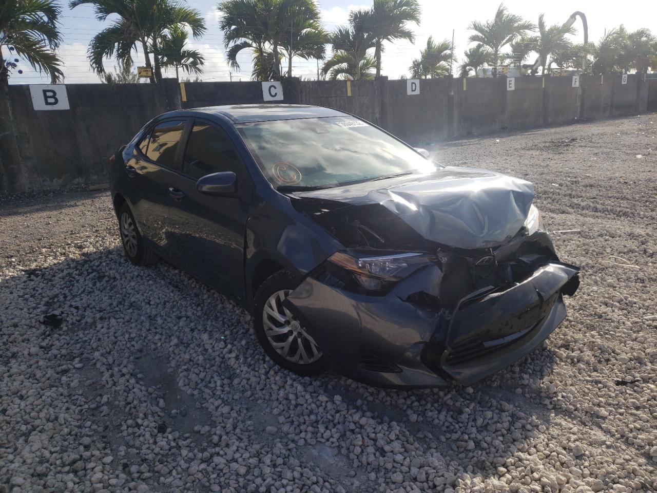 TOYOTA COROLLA L 2018 with VIN 2T1BURHE9JC997444 - Photo from auction