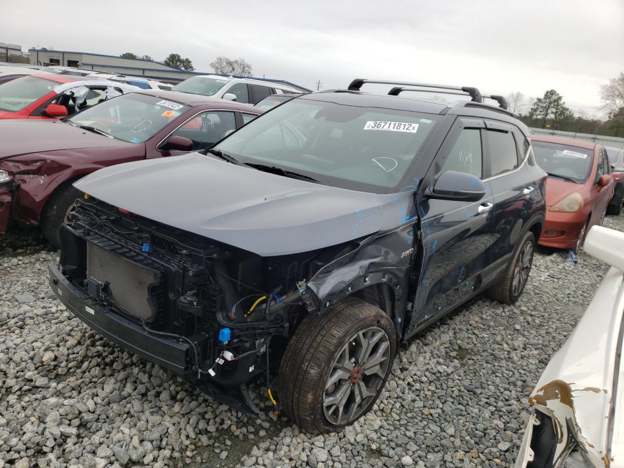 Photo 2 from auction – 2021 KIA SELTOS SX with VIN KNDETCA20M7156616