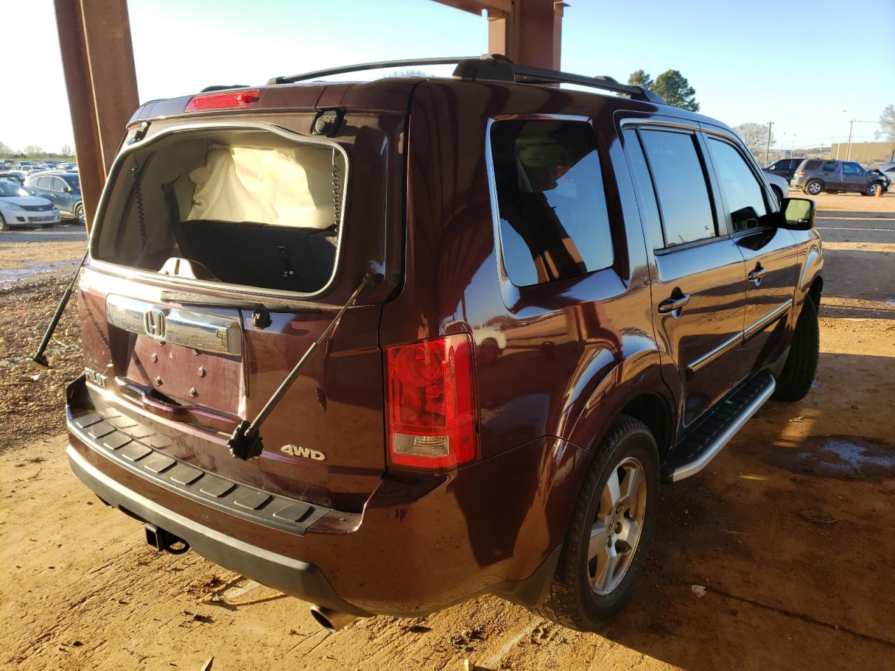Photo 4 from auction – 2010 HONDA PILOT EXL with VIN 5FNYF4H62AB024921