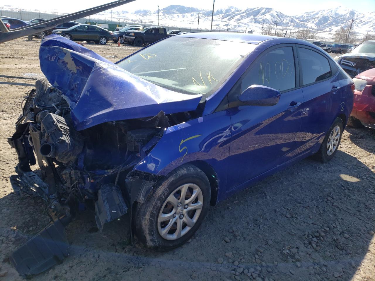 Photo 2 from auction – 2012 HYUNDAI ACCENT GLS with VIN KMHCT4AE9CU148680