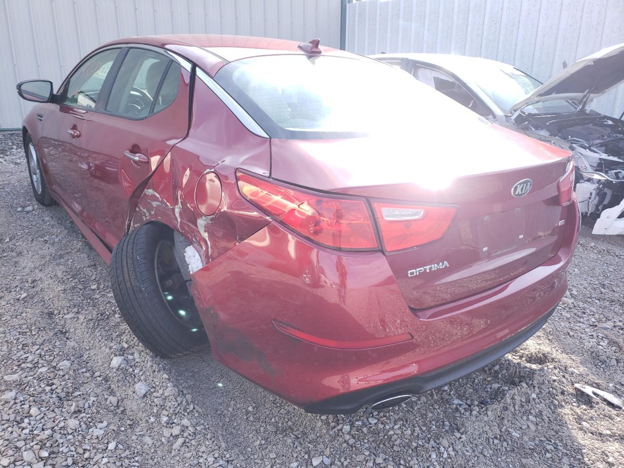 Photo 3 from auction – 2015 KIA OPTIMA LX with VIN 5XXGM4A77FG422392