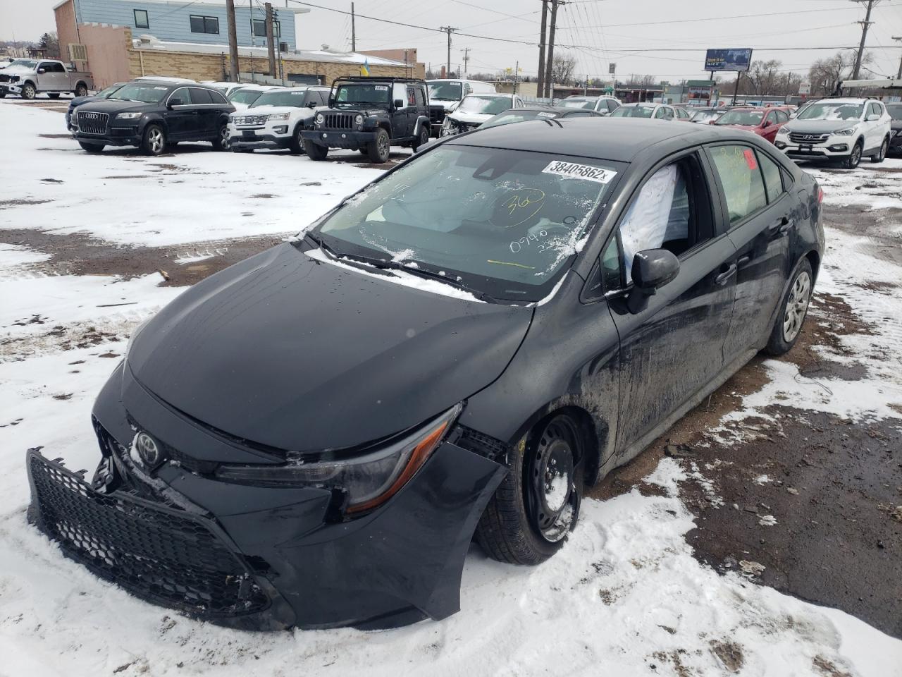 Photo 2 from auction – 2022 TOYOTA COROLLA LE with VIN JTDEPMAE5NJ210517