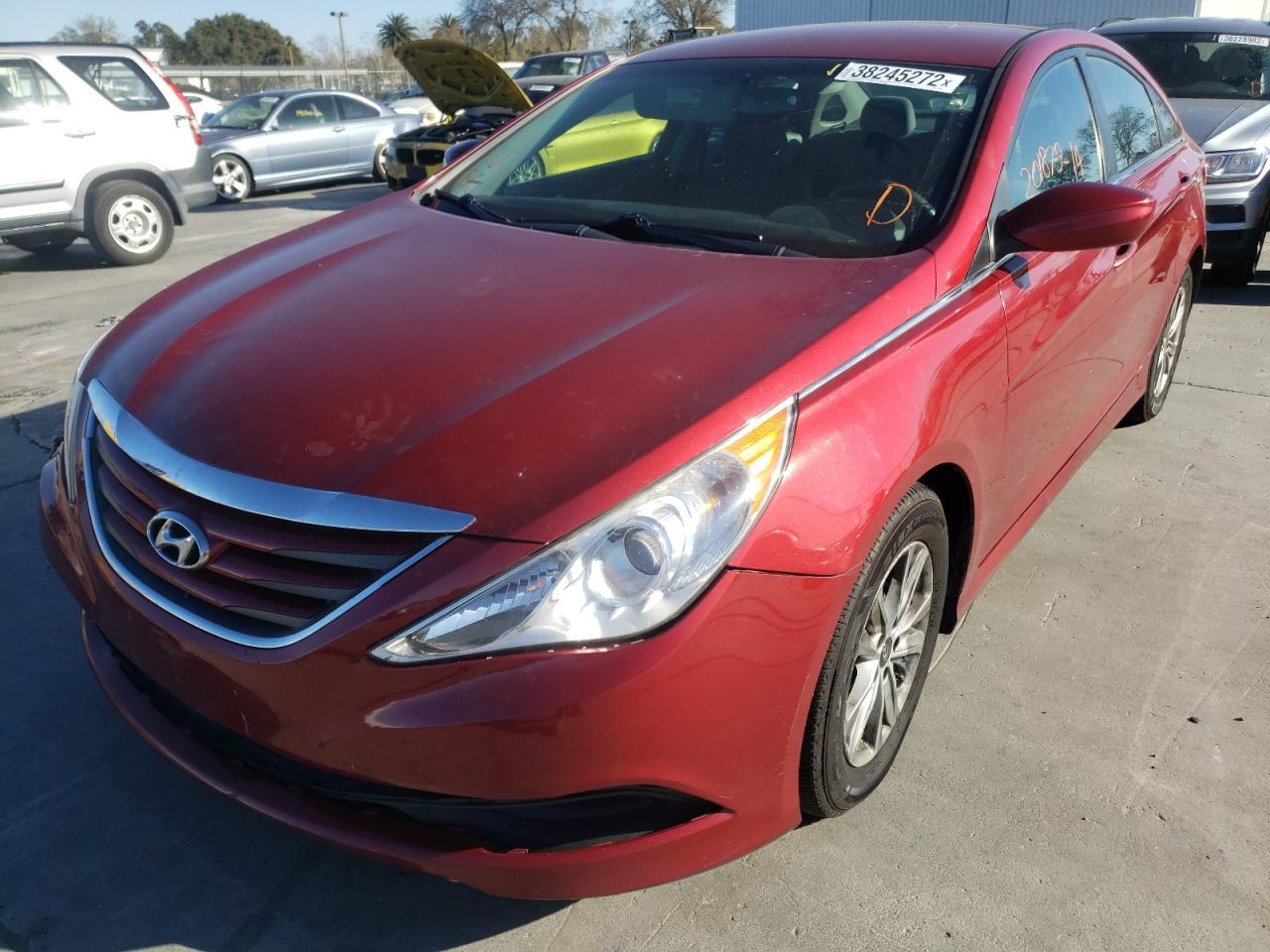 Photo 2 from auction – 2014 HYUNDAI SONATA GLS with VIN 5NPEB4AC6EH834820