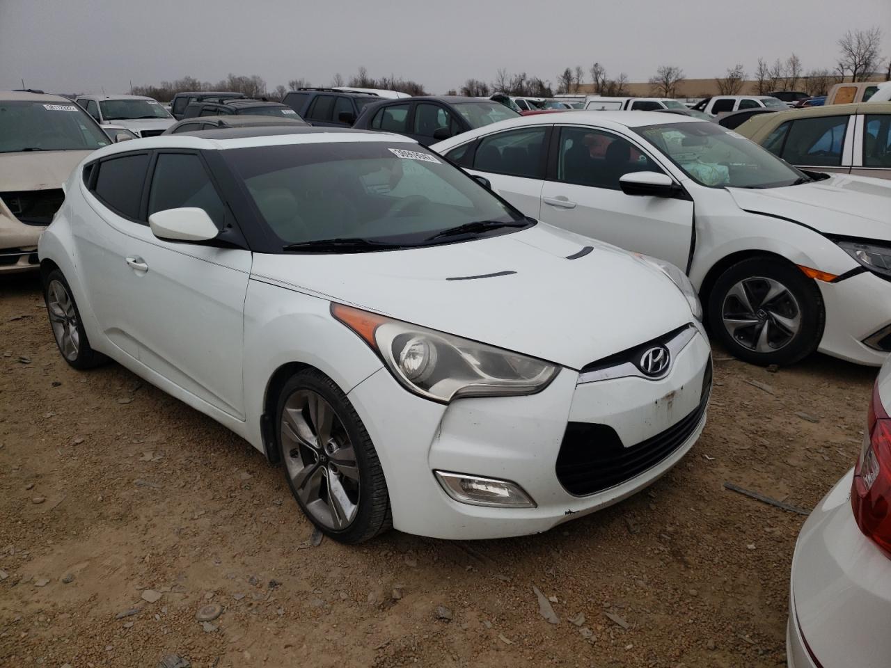 HYUNDAI VELOSTER 2013 with VIN KMHTC6AD1DU086535 - Photo from auction