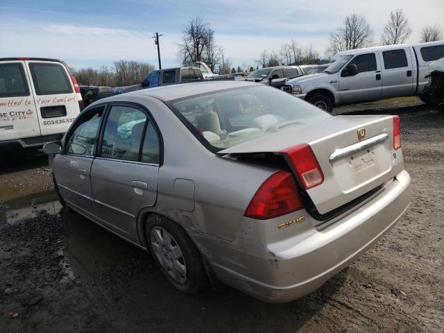 Photo 3 from auction – 2001 HONDA CIVIC EX with VIN 2HGES26781H541411