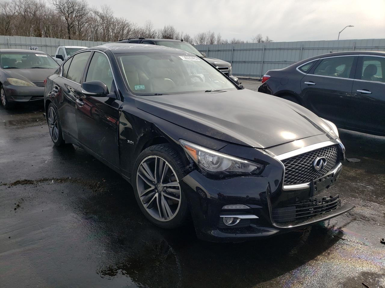 INFINITI Q50 PREMIU 2016 with VIN JN1EV7AR2GM340611 - Photo from auction