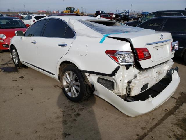 Photo 3 from auction – 2011 LEXUS ES 350 with VIN JTHBK1EG3B2445756
