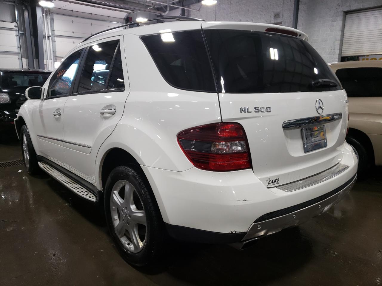 Photo 3 from auction – 2007 MERCEDES-BENZ ML 500 with VIN 4JGBB75E87A216985