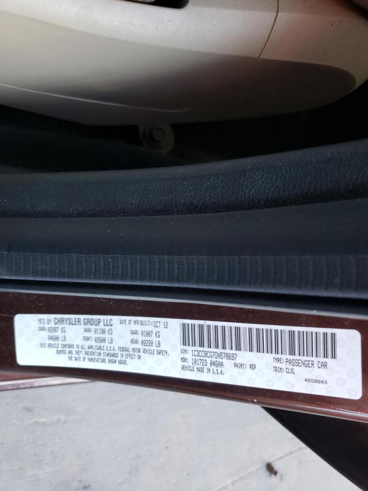 Photo 10 from auction – 2013 CHRYSLER 200 LIMITE with VIN 1C3CCBCG7DN578697