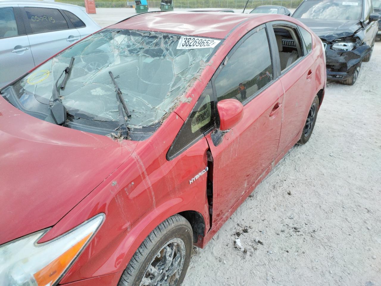 Photo 9 from auction – 2012 TOYOTA PRIUS with VIN JTDKN3DU9C1534461