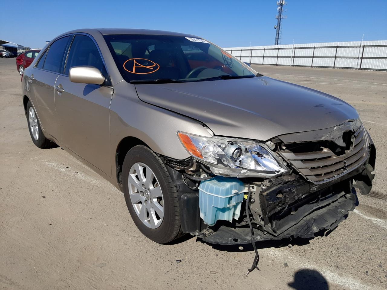 TOYOTA CAMRY LE 2007 with VIN JTNBK46K373015938 - Photo from auction