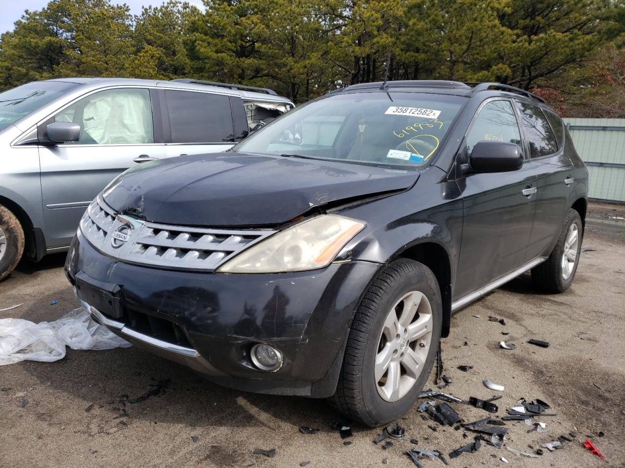 Photo 2 from auction – 2007 NISSAN MURANO SL with VIN JN8AZ08W57W619983