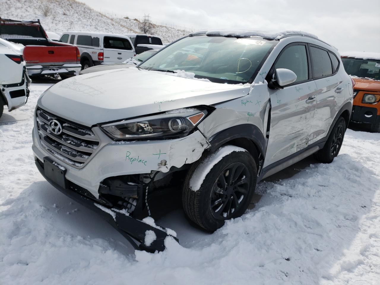 Photo 2 from auction – 2017 HYUNDAI TUCSON with VIN KM8J3CA43HU291835